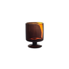 Fleur Amber Glassware
